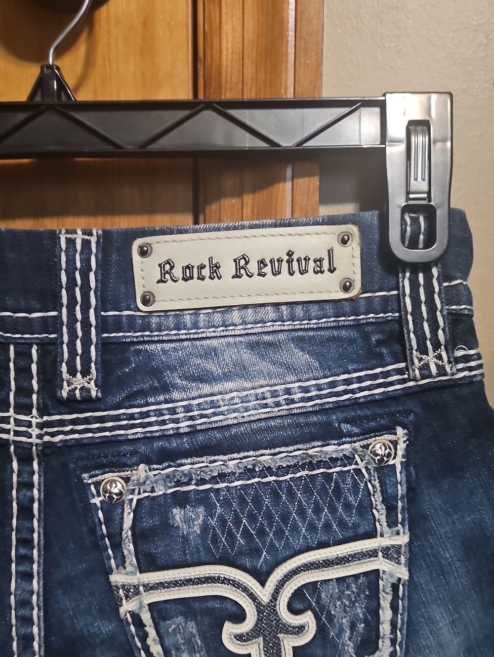 Rock Revival Ali Low-Rise Distressed Denim Shorts - Picture 5 of 9